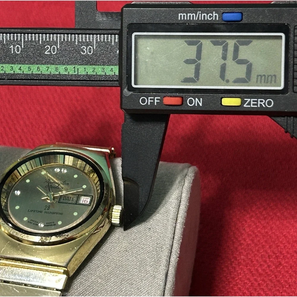 Vintage Remington Electra 23 Lifetime Mainspring‎ Gold Tone Manual Winding Watch